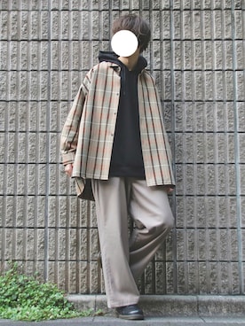 桜江しゅう さん（メンズ・180cm）の秋コーディネート