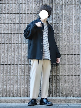 桜江しゅう さん（メンズ・180cm）の冬コーディネート