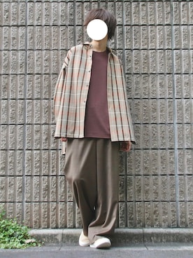 桜江しゅう さん（メンズ・180cm）の秋コーディネート