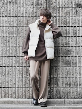 桜江しゅう さん（メンズ・180cm）の秋コーディネート