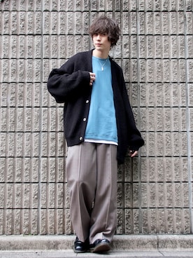 桜江しゅう さん（メンズ・180cm）の春コーディネート