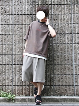 「COOLなこのコが仲間入り」｜「アイテム（セットアップ）」を使った、桜江しゅう さん（メンズ・180cm）の夏コーディネート