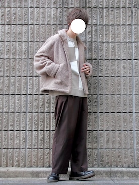 桜江しゅう さん（メンズ・180cm）の冬コーディネート