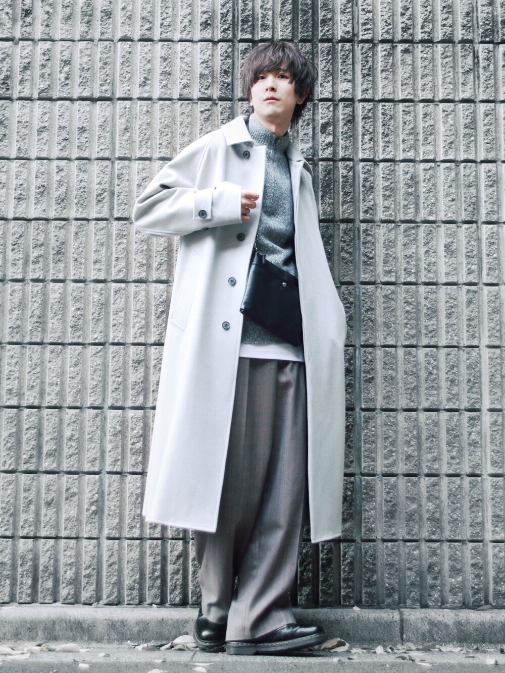 LIDNM（リドム）の「MELANGE CHECK SLACKS（スラックス）」 - WEAR