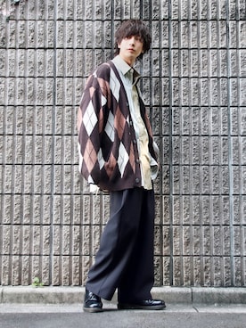 桜江しゅう さん（メンズ・180cm）の秋コーディネート