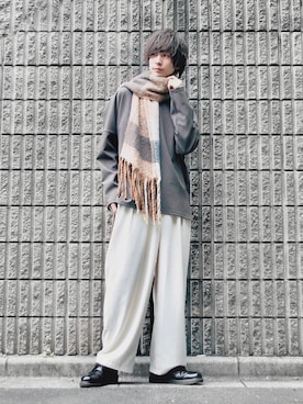 桜江しゅう さん（メンズ・180cm）の秋コーディネート