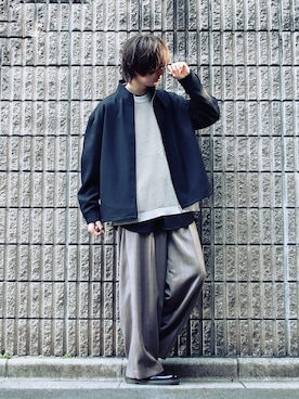 桜江しゅう さん（メンズ・180cm）の春コーディネート