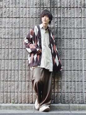 桜江しゅう さん（メンズ・180cm）の秋コーディネート