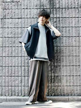 桜江しゅう さん(メンズ・180cm)の春コーディネート