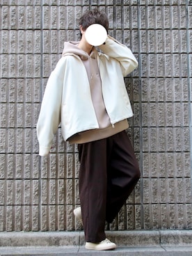 ピンク系のアイテムを使った カフェオレコーデ のメンズ人気ファッションコーディネート Wear