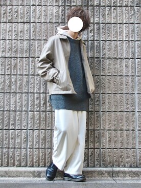 「JUNRED（ジュンレッド）のアイテム（パーカー）」を使った、桜江しゅう さん（メンズ・180cm）の冬コーディネート