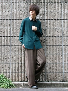 桜江しゅう さん（メンズ・180cm）の秋コーディネート