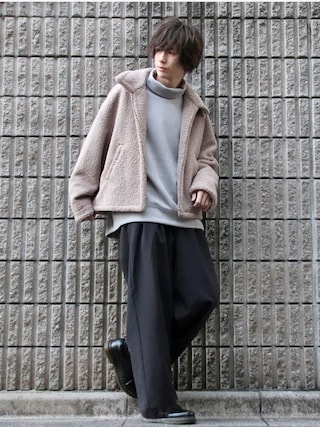 LIDNM（リドム）の「OVERSIZED BOA OUTER（ブルゾン）」 - WEAR