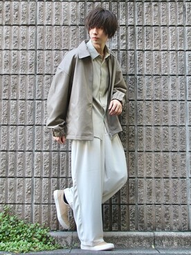 桜江しゅう さん（メンズ・180cm）の秋コーディネート