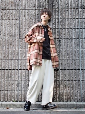 桜江しゅう さん（メンズ・180cm）の秋コーディネート