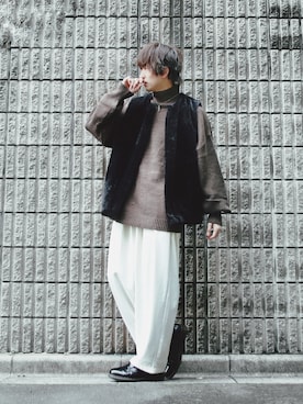 桜江しゅう さん（メンズ・180cm）の秋コーディネート