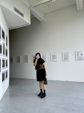 「アイテム（スーツジャケット、その他）」を使った、Chieh Yuさん（レディース・160cm）の夏コーディネート