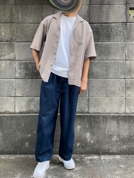 「RUUBON（ルーボン）のアイテム」を使った、mos【モス】さん（メンズ・170cm）の夏コーディネート