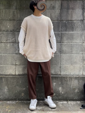 mos【モス】さん（メンズ・170cm）の春コーディネート