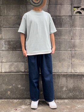 「RUUBON（ルーボン）のアイテム」を使った、mos【モス】さん（メンズ・170cm）の夏コーディネート