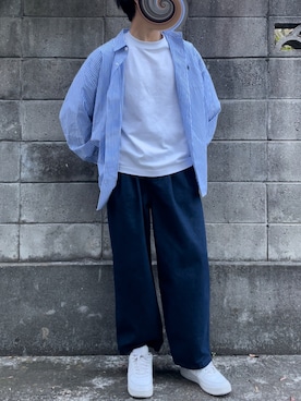 「RUUBON（ルーボン）のアイテム」を使った、mos【モス】さん（メンズ・170cm）の春コーディネート