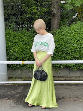 「アントマリーズ」｜「アイテム（トップス）」を使った、ayumioishiさん（レディース・150cm）の夏コーディネート