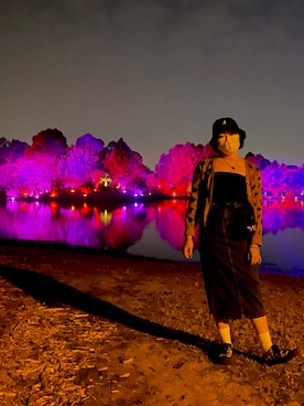 「GEORG JENSEN（ジョージジェンセン）のアイテム（アクセサリー）」を使った、Ru さん（レディース・157cm）の春コーディネート