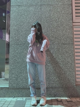 「KangaROOS（カンガルーズ）のアイテム」を使った、Monaさん（レディース・156cm）の春コーディネート