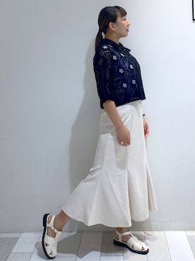 ななかさん（レディース・161cm）の夏コーディネート