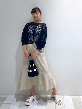 ななかさん(レディース・161cm)の夏コーディネート