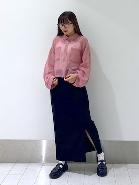 ななかさん（レディース・161cm）の春コーディネート