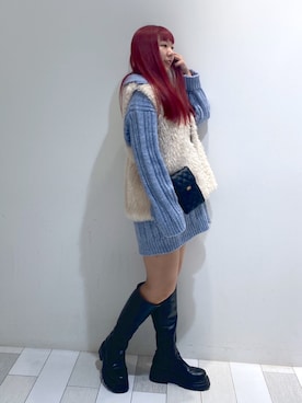 ななかさん(レディース・161cm)の冬コーディネート