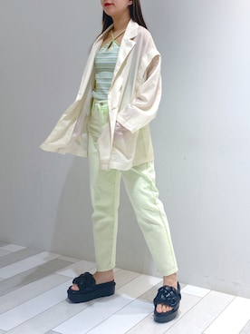 ななかさん（レディース・161cm）の春コーディネート