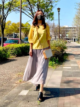 「M.deux（エムドゥ）のアイテム」を使った、aiさん（レディース・161cm）の春コーディネート