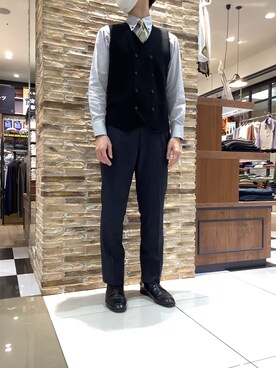 BRICK HOUSE by Tokyo Shirts 岡山イオンモール店さん（メンズ・170cm）の冬コーディネート