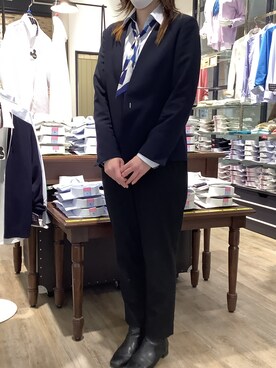 BRICK HOUSE by Tokyo Shirts 岡山イオンモール店さん（レディース・162cm）の春コーディネート