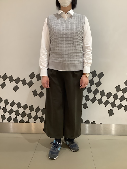 tシャツ Vネックニットベスト レディース セール】Vネック レディースニットベスト（ベスト）｜TOKYO