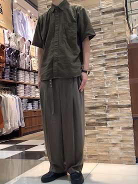 BRICK HOUSE by Tokyo Shirts 岡山イオンモール店さん(メンズ・175cm)の夏コーディネート