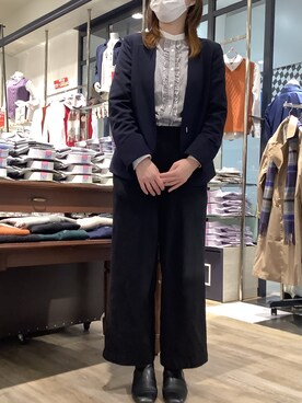 BRICK HOUSE by Tokyo Shirts 岡山イオンモール店さん（レディース・162cm）の冬コーディネート