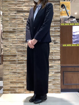 BRICK HOUSE by Tokyo Shirts 岡山イオンモール店さん（レディース・162cm）の冬コーディネート