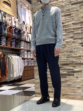 BRICK HOUSE by Tokyo Shirts 岡山イオンモール店さん（メンズ・170cm）の秋コーディネート