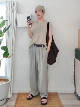 「JUTTA NEUMANN（ユッタ ヌーマン）のアイテム」を使った、kimamaniさん（メンズ・175cm）の夏コーディネート