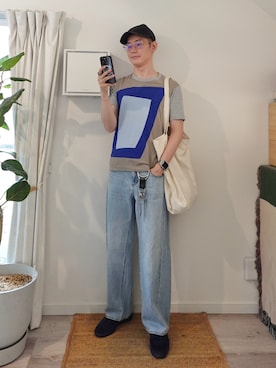 「COMME des GARCONS（コムデギャルソン）のアイテム」を使った、kimamaniさん（メンズ・175cm）の秋コーディネート