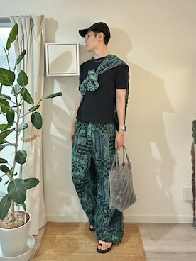 「アイテム（ハンドバッグ）」を使った、kimamaniさん（メンズ・175cm）の秋コーディネート