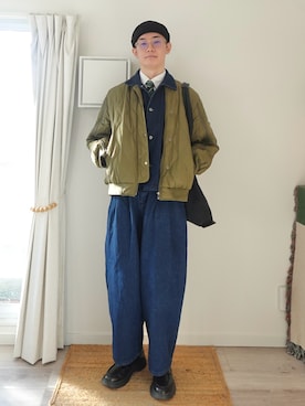 「CAMPER（カンペール）のアイテム」を使った、kimamaniさん（メンズ・175cm）の冬コーディネート