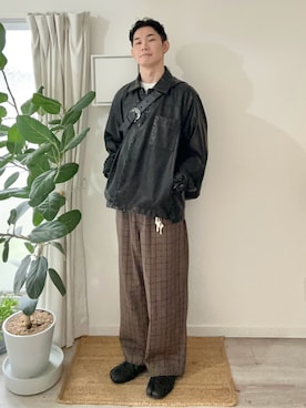 「アイテム（ブルゾン）」を使った、kimamaniさん（メンズ・175cm）の秋コーディネート