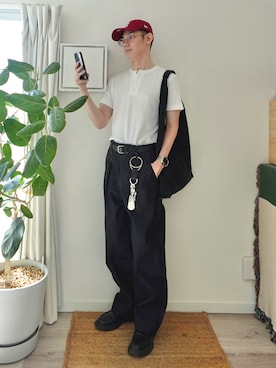 「CAMPER（カンペール）のアイテム」を使った、kimamaniさん（メンズ・175cm）の春コーディネート