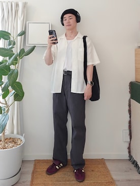「schott(ショット)のアイテム(パンツ)」を使った、kimamaniさん(メンズ・175cm)の夏コーディネート