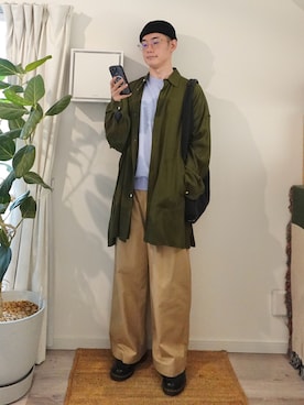 UNISEX》VENTILE Gabardine Tow-Tuck Wide Pants/ベンタイルギャバ2
