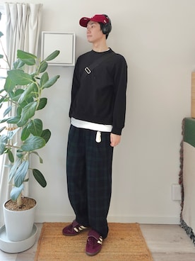 「Hender Scheme（エンダースキーマ）のkey hook（キーケース/キーアクセサリー、ブラック系）」を使った、kimamaniさん（メンズ・175cm）の春コーディネート